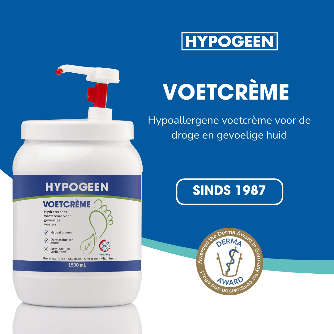 Hypogeen Voetcrème - Pompflacon XXL 1500ml